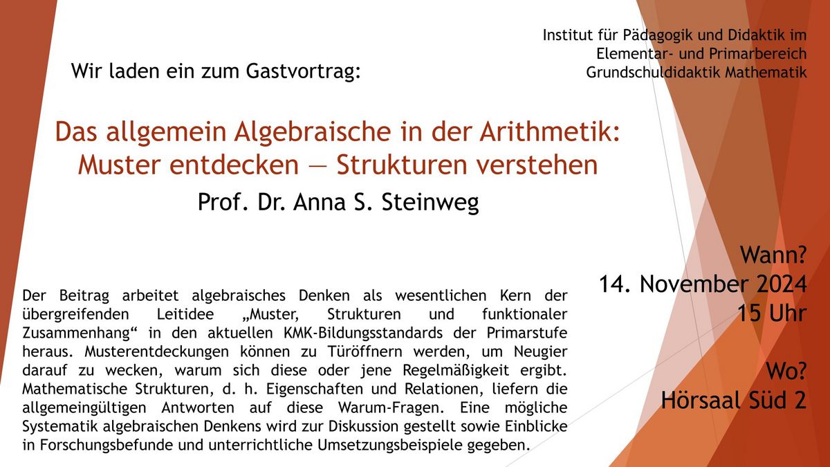 zur Vergrößerungsansicht des Bildes: Einladung zum Gastvortrag am 14.11.24