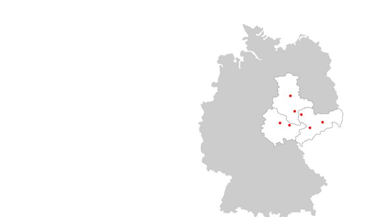 Karte mdMD-Netzwerk