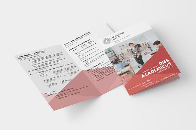 Mockup Flyer zum dies academicus 2022