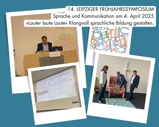 Collage mit Prof. Dr. Glück, dem Staatsminister für Kultus und Dr. Katrin Rothmaler