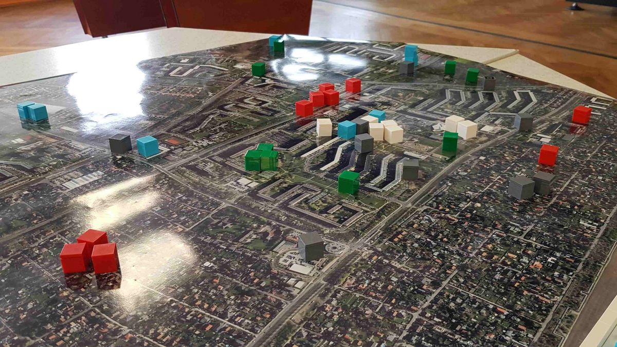 zur Vergrößerungsansicht des Bildes: Plan des Leipziger Stadtteils Grünau